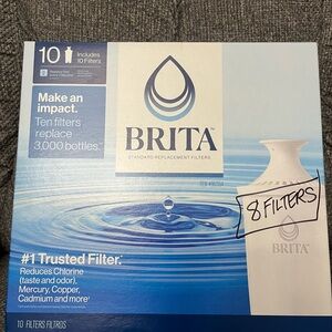 Brita Standard Replacement Filters - Filter Set of 8